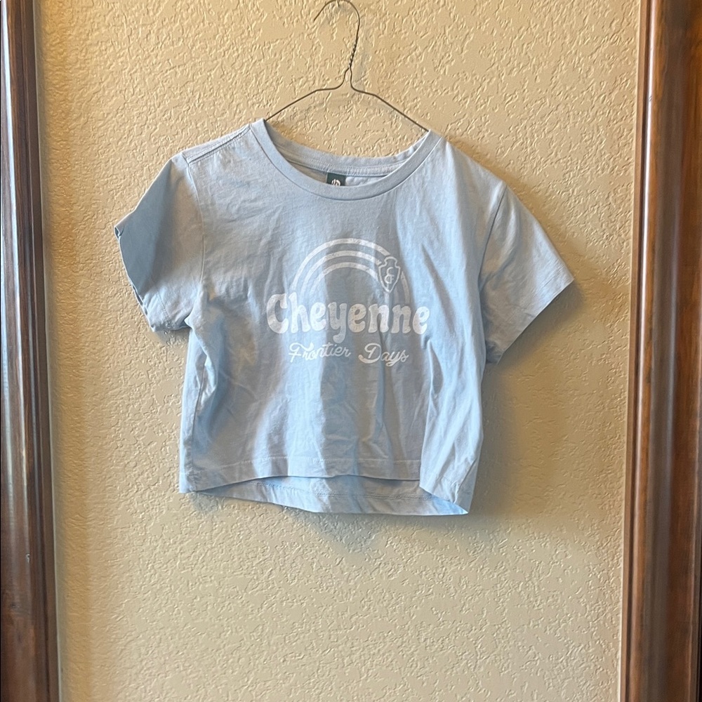 Cheyenne Kids Light Blue Short Sleeve Tee